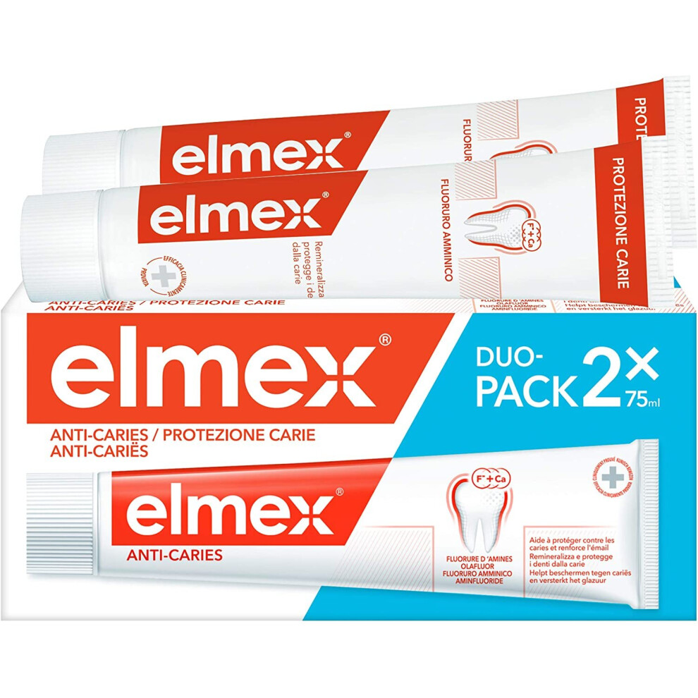 Elmex Decays Prevention Toothpaste 2 X 75Ml