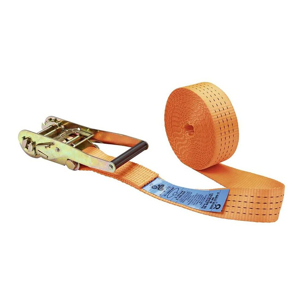 Kerbl Orange 37147 Ratchet Lashing Strap 1 Part 50 Mm X 6 M For Load 2,000 To 4,000 Kg