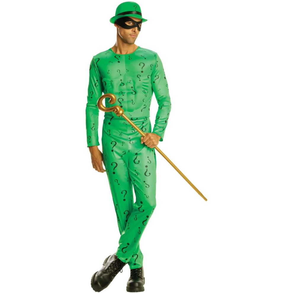 Rubie's 887104STD Official The Riddler Batman Villain Costume, Adult's, Standard