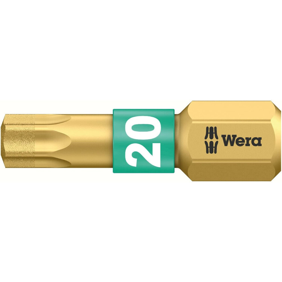 Wera 05134376001 Bits 867/1 Torx BDC SB 1 x TX 20x25mm, Silver