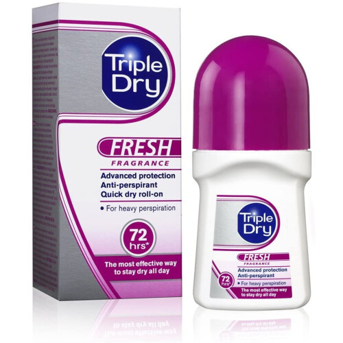 Triple Dry Anti Perspirant Roll On Fresh 50ml