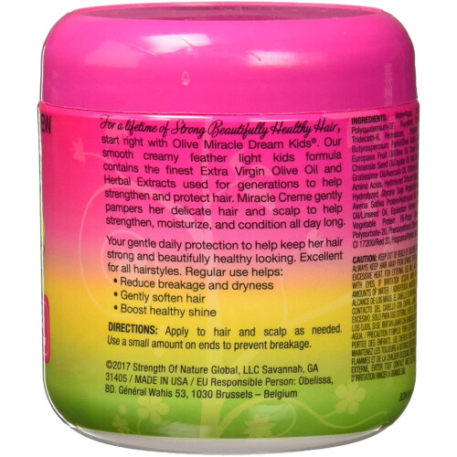 African Pride Dream Kids Olive Miracle Creme, 170 gram 2