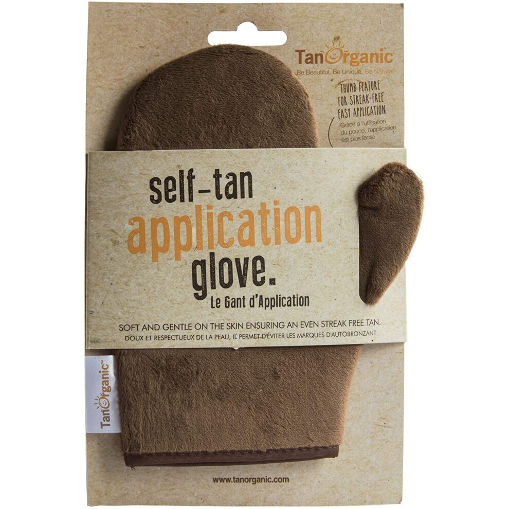 Tanorganic Luxury Reusable Self Tanning Mitt Applicator Glove For Streak-Free Fake Tan