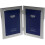 Satin Silver Double Photo Frame Picture Gift 4x6 Inch 1