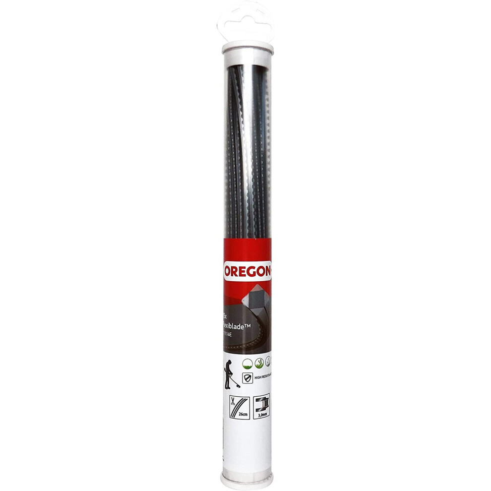 Oregon Flexiblade Pre-cut Serrated Heavy Duty Trimmer Line for Brambles and Undergrowth, Individual Nylon Lines for Heavy Duty...