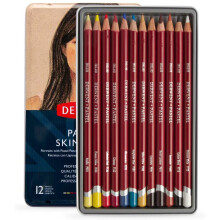 Derwent Pastel Portrait Pencils, Drawing & Writing, Set Of 12 Colouring Pencils For Portrait Drawing, Ideal For Blending &...