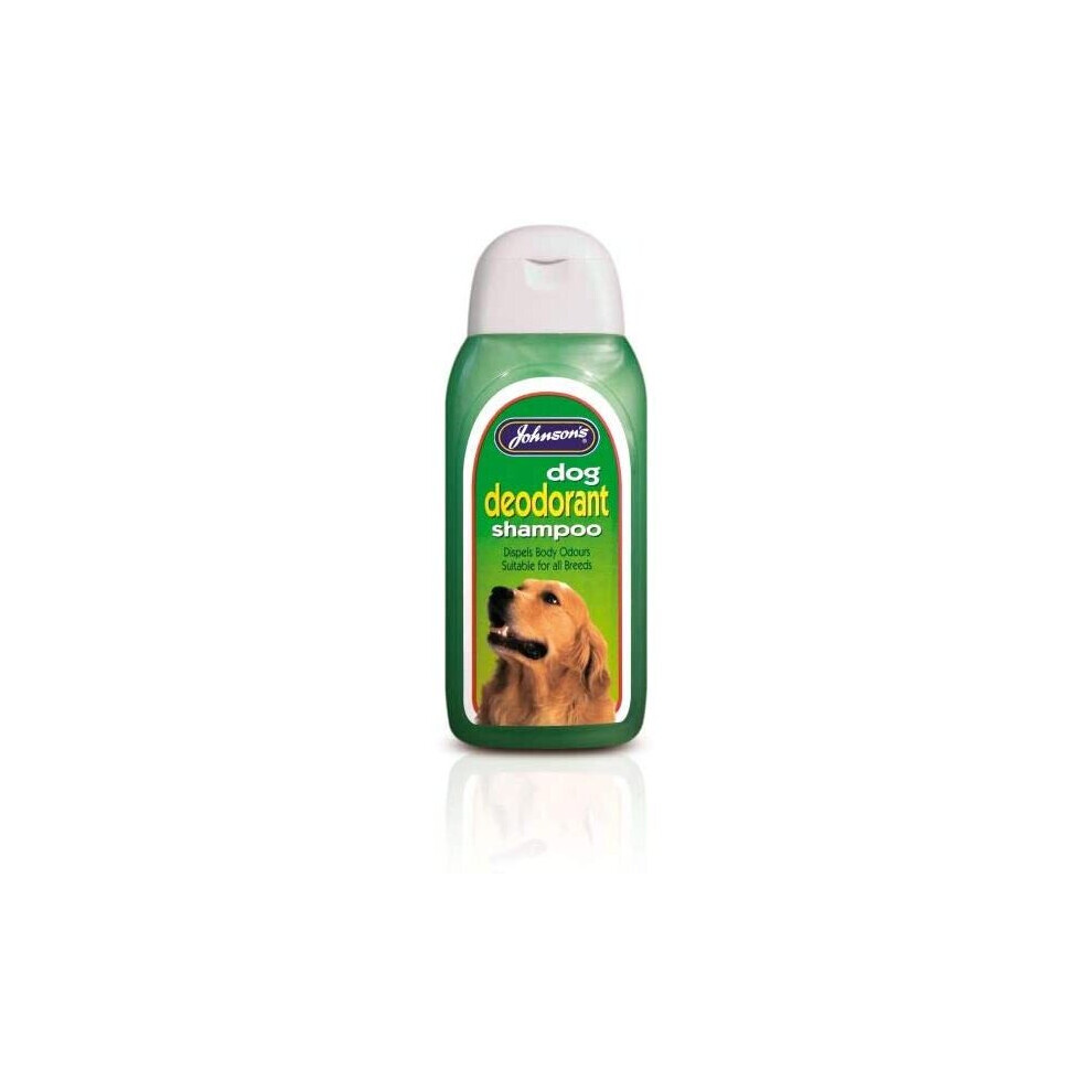Johnson's Vet Dog Deodorant Shampoo, 400 ml, clear