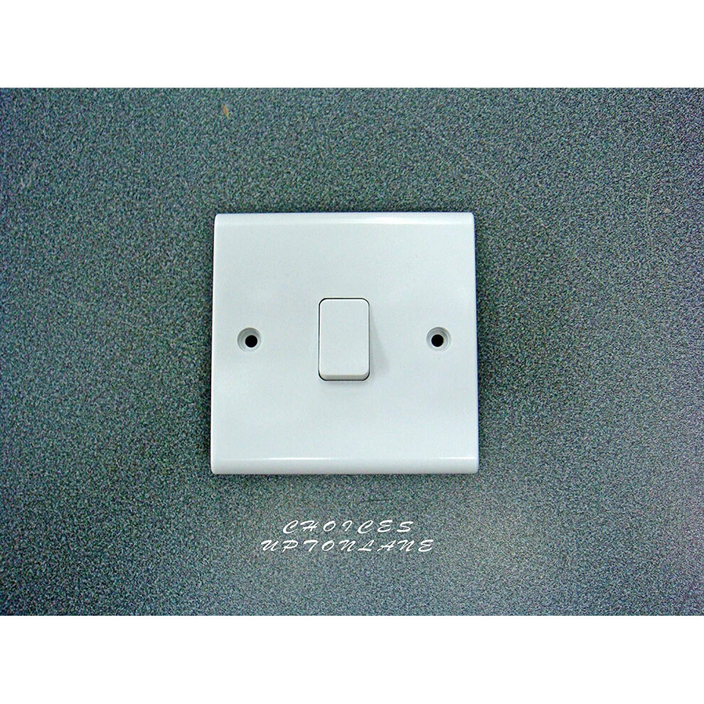 Deta S1202 Slimline Light Switch 1 Gang 1 Way 10Amp Sp 5029163012021