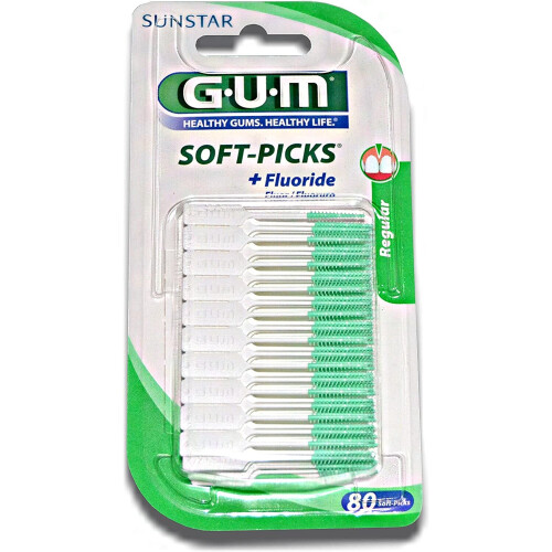 Sunstar Gum Soft-Picks Original With Regular Fluoride 80 Units