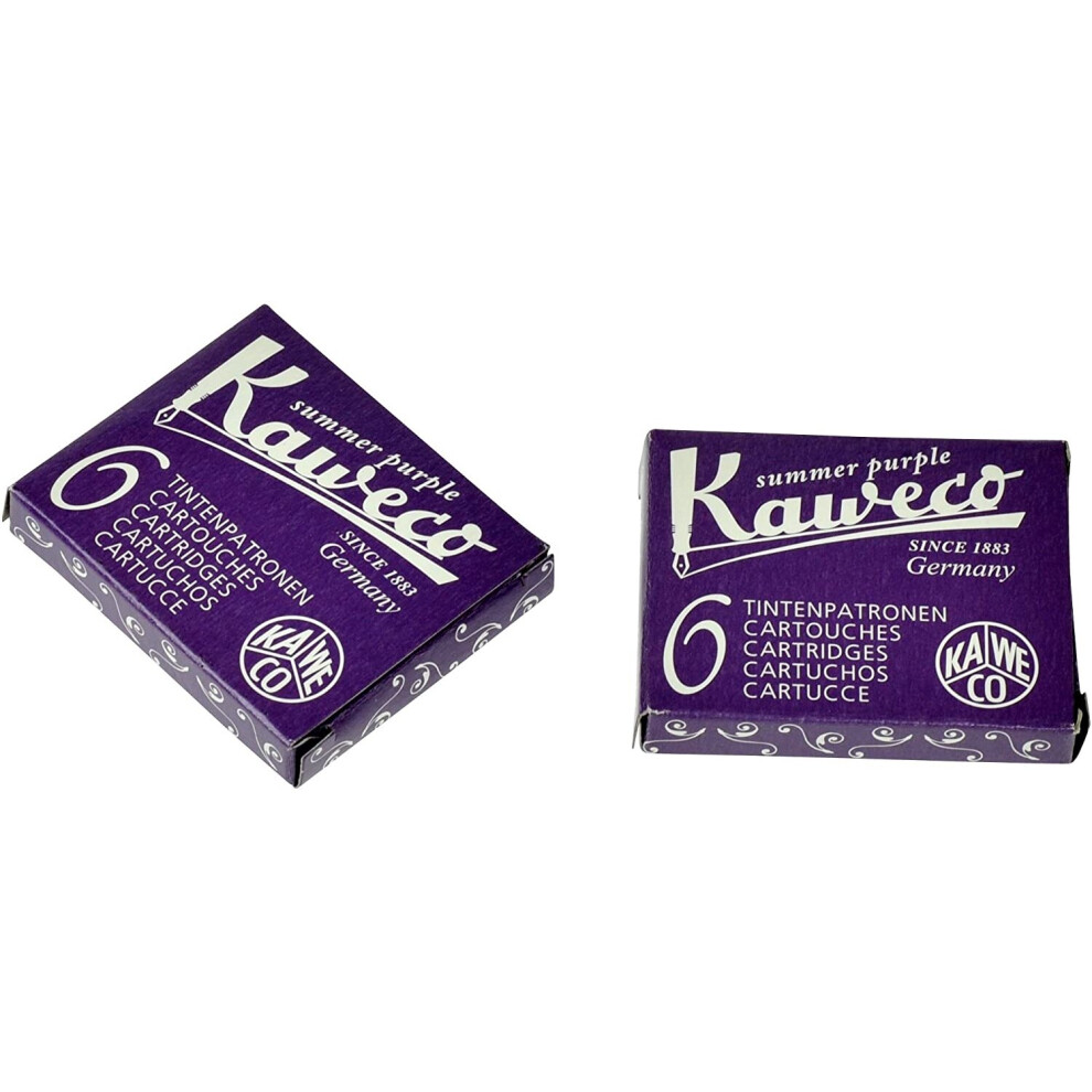 Brand:-Kaweco Kaweco Summer Purple 10000010 Fountain Pen Cartridges For Ink Cartridges For Many Brand Manufacturers I Ink For Fountain Pens...