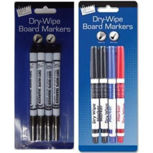 Just Stationery Dry Wipe Marker - Assorted Colours (Set of 4)