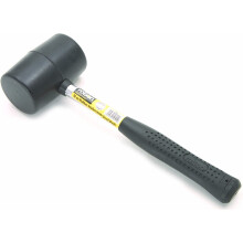 Rolson Quality Tools Ltd 10514 16 oz Tubular Steel Rubber Mallet