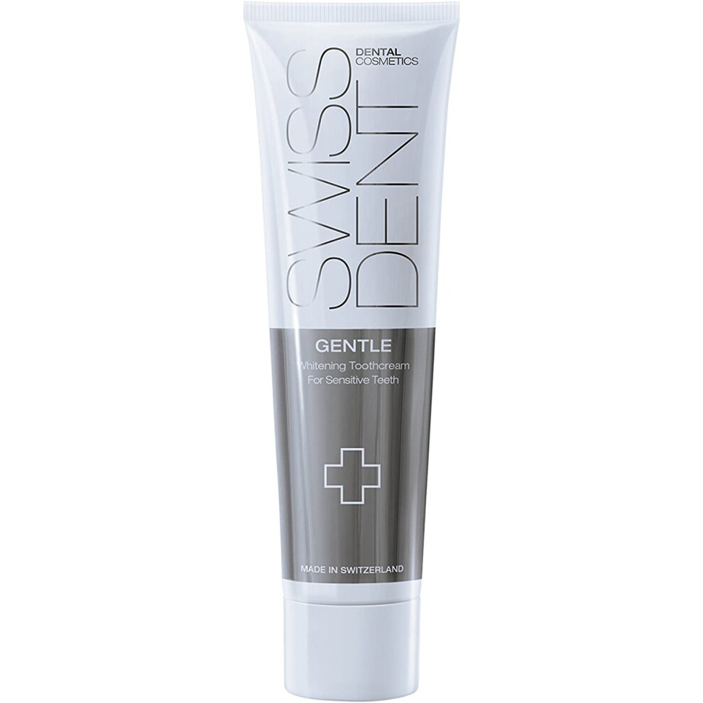 Brand:-Swissdent Swissdent Whitening Toothcream - Toothpaste For Sensitive Teeth 100Ml