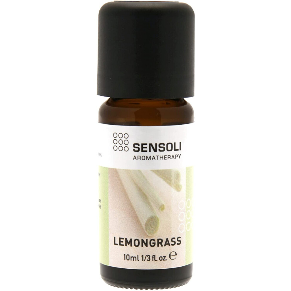 SENSOLI Lemongrass Essential Oil 10ml - Pure and Natural Essential Oil for Aromatherapy and Diffusers - Image 2
