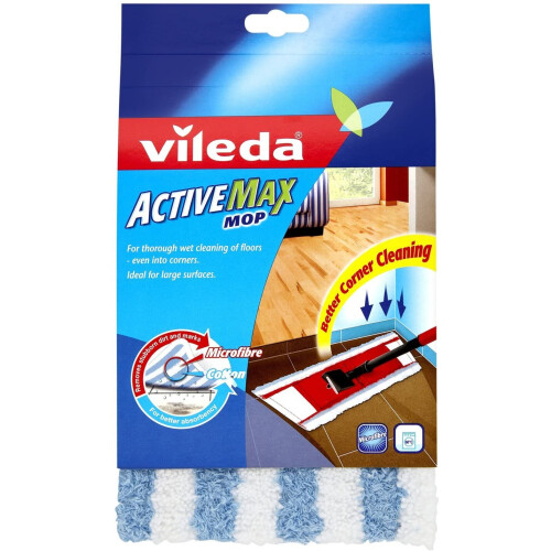 Vileda Vileda Active Max Flat Mop Refill Pad
