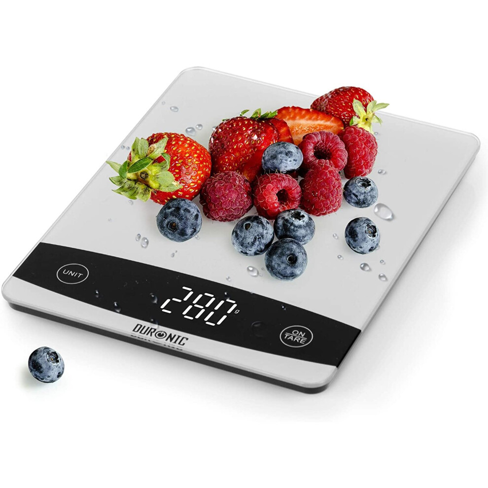 Duronic Ks1009 Digital Kitchen Scales Electronic Kitchen Scale Weighing Measuring Baking Scale For Office School Cooking Baking Postal Pet Food Measurement Baker Weight Scale, With Tare Lcd Display - Image 2