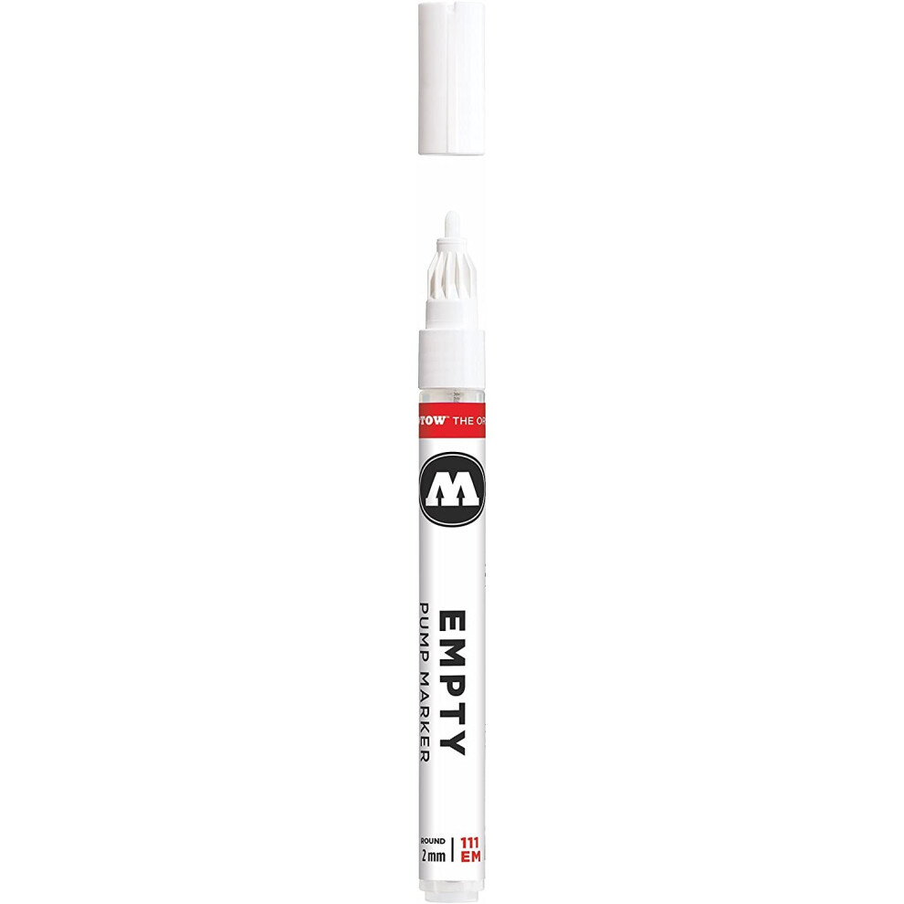 Molotow One4All 111EM Round Tip Empty Marker 2 mm Nib-image-OPC-P89Q6GM-NEW