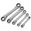 Neilsen Neilsen CT1624 5 Piece Offset Ratchet Ring Spanner Set, Silver 2