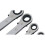 Neilsen Neilsen CT1624 5 Piece Offset Ratchet Ring Spanner Set, Silver 4