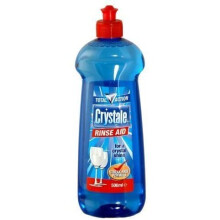 Crystale Total Action Dishwasher Rinse Aid - Streak Free Formula - 500 ml