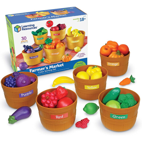 Learning Resources Learning Resources Farmer's Market Food Sorting Set