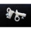 2 INTEGRA DISCREET CURTAIN TRACK END STOPS - Discrete slimglide 2