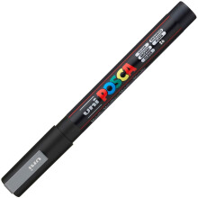 Uni-Ball Posca Fine Bullet Tip Marker - Silver