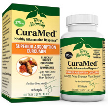 Terry Naturally, CuraMed, Curcumin mit überlegener Absorption, 375 mg, 60 Weichkapseln