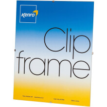Kenro Clip Frame 6x4 inch / 10x15cm with Glass Front for Posters Certificates Drawings Illustrations – KCF001