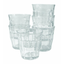 Duralex Super Strong Picardie Tumblers Tumbler Glasses 10.9oz / 310ml (Pack of 6) - Height 94mm