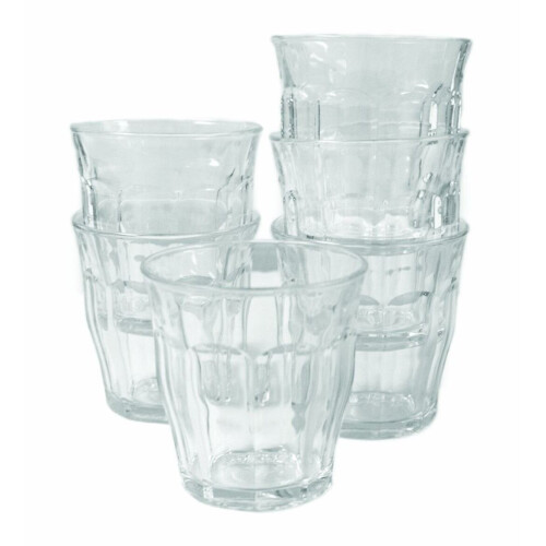 Duralex Duralex Super Strong Picardie Tumblers Tumbler Glasses 10.9oz / 310ml (Pack of 6) - Height 94mm