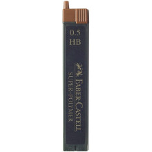 Faber-Castell 0.5mm HB Super-Polymer Fineline Lead (Pack of 12)