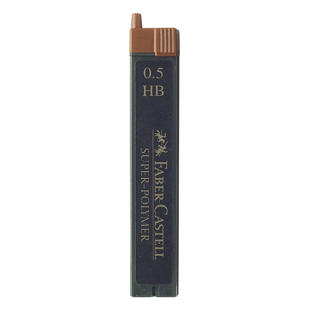 Faber-Castell 0.5Mm Hb Super-Polymer Fineline Lead (Pack Of 12)