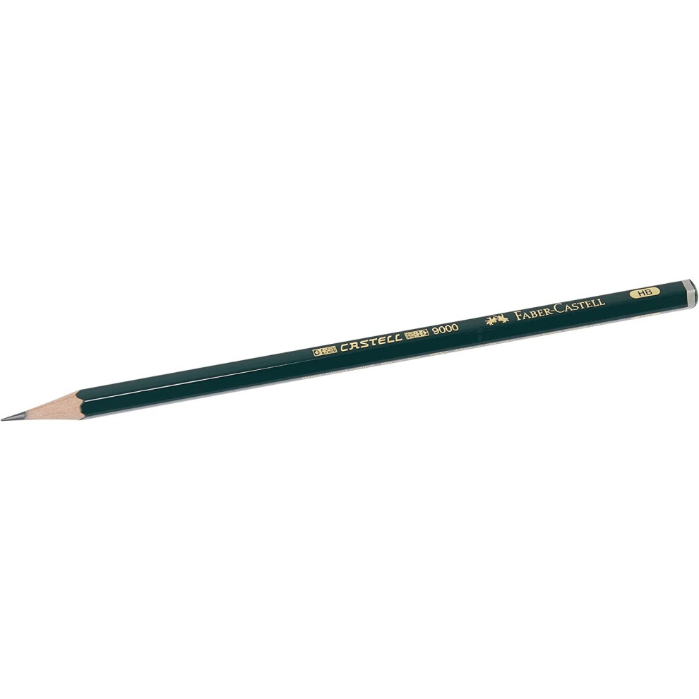 Faber-Castell , Castell 9000 Hb, Top-Quality Graphite Pencil For Writing, Drawing And Sketching