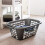 Addis Addis 510607 Rect Laundry Basket Metallic 4