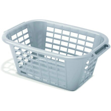 Addis 510607 Rect Laundry Basket Metallic