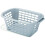 Addis Addis 510607 Rect Laundry Basket Metallic 1