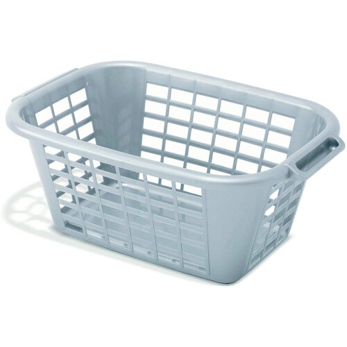 Addis Addis 510607 Rect Laundry Basket Metallic