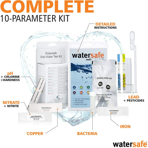 Silver Lake Research WS425B Watersafe AllInOne Well Water Test Kit on