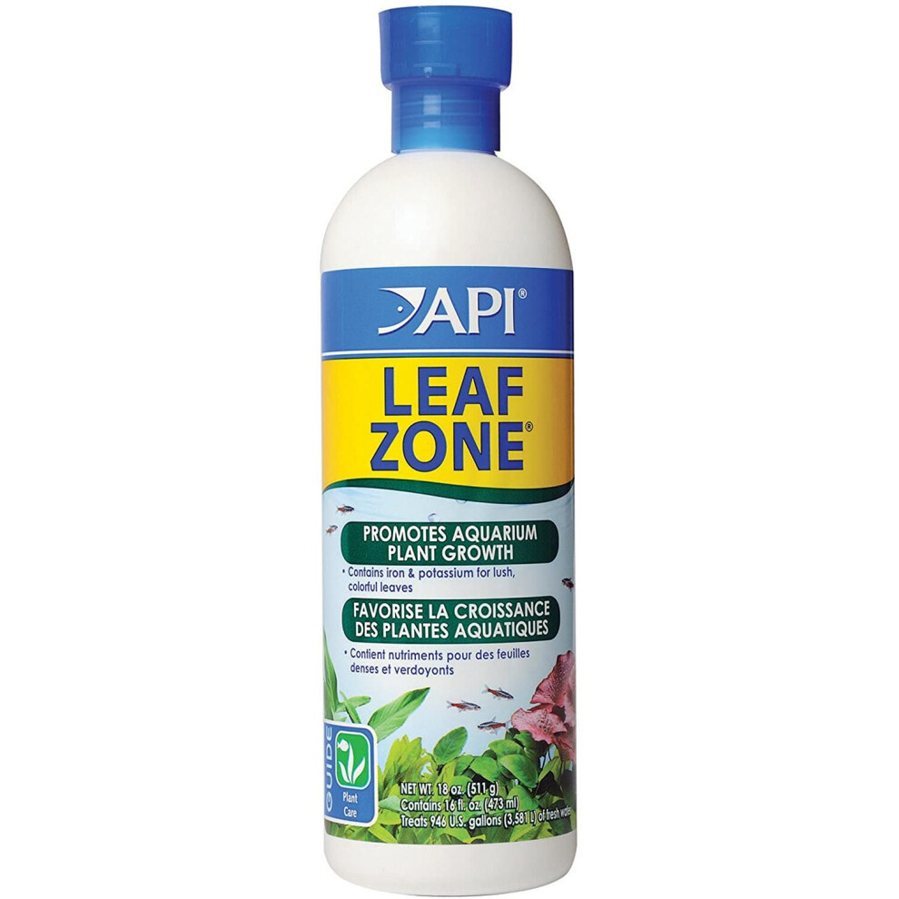 API LEAF ZONE Freshwater Aquarium Plant Fertilizer 473 ml Bottle