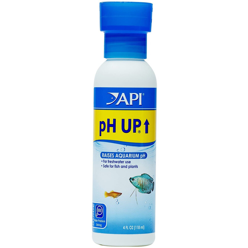 API pH UP Freshwater Aquarium Water pH Raising Solution 118 ml Bottle