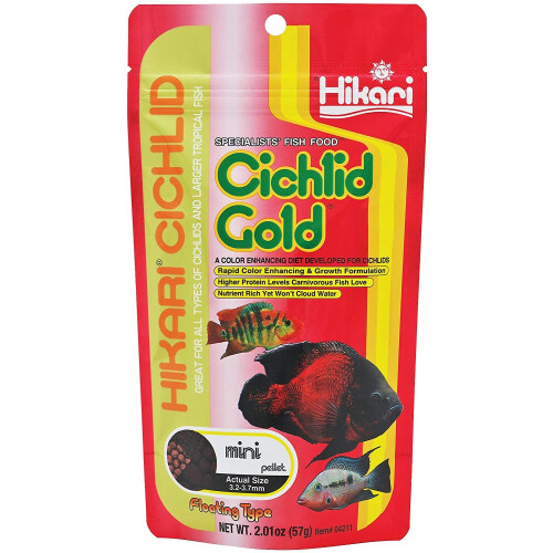 Hikari Cichlid Gold, Mini, 57 g