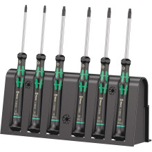 Wera 2067/6 TORX BO Kraftform Micro Screwdriver Set, for electronic applications, TX7-TX20, 6 Piece, 05118154001