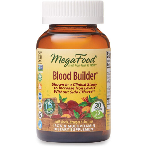 MegaFood, Eisen Blutbilder, 30 Tabletten