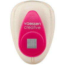 Vaessen Creative Craft Paper Punch Square Motive Puncher, Multi-Colour, Mini