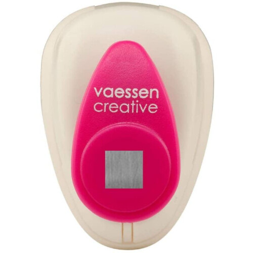 Vaessen Creative Craft Paper Punch Square Motive Puncher, Multi-Colour, Mini