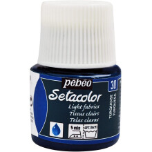 Tinta para tecido - PéBéo - Sétacolor - Turquesa - 45 ml - Acabamento Fosco