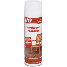 HG 304050106 Hardwood Restorer 500 ml – Maintaining and Protecting Hardwood Garden Furniture - Restores The Natural Colour, White