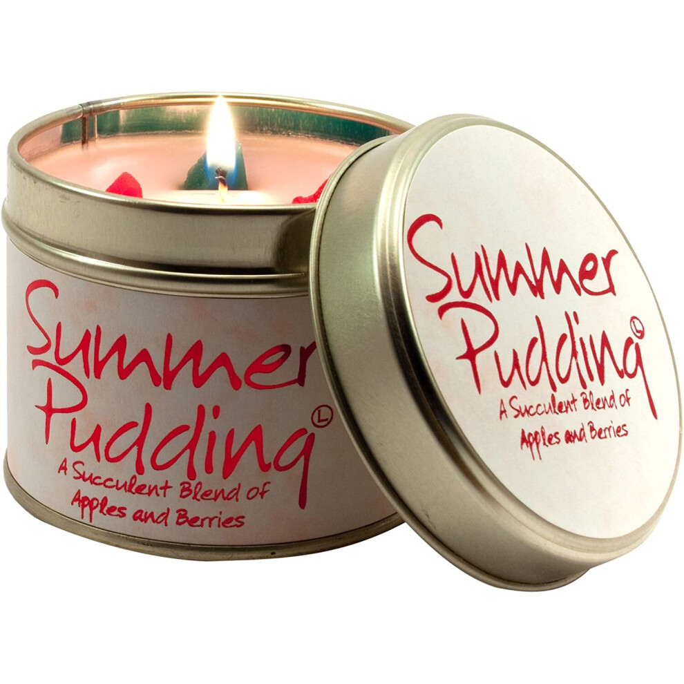 Lily Flame (1SUM - 7.7 x 6.6 - Summer Pudding Scented Candle - Pink