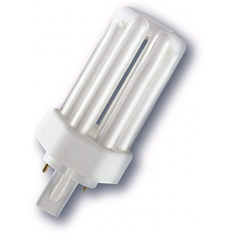 Osram 13 Watt 4pin Compact Fluorescent Light Dulux T/E Plus Extra Warm White (2700k) Lamp